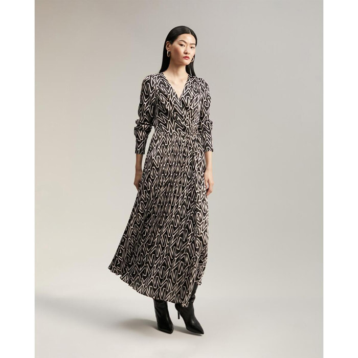 Abito camicia con logo