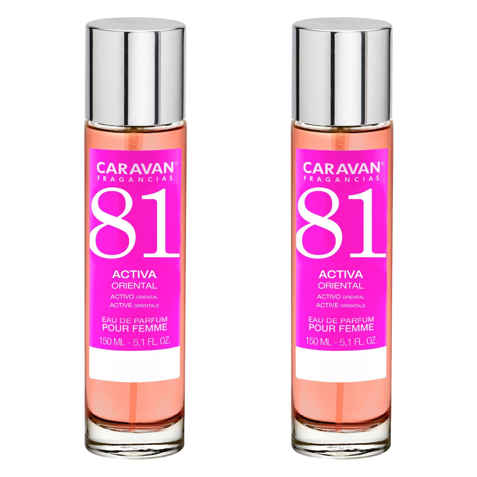 Caravan fragancias - caja de regalo con 2 perfumes nº81 de 150 ml, para mujer