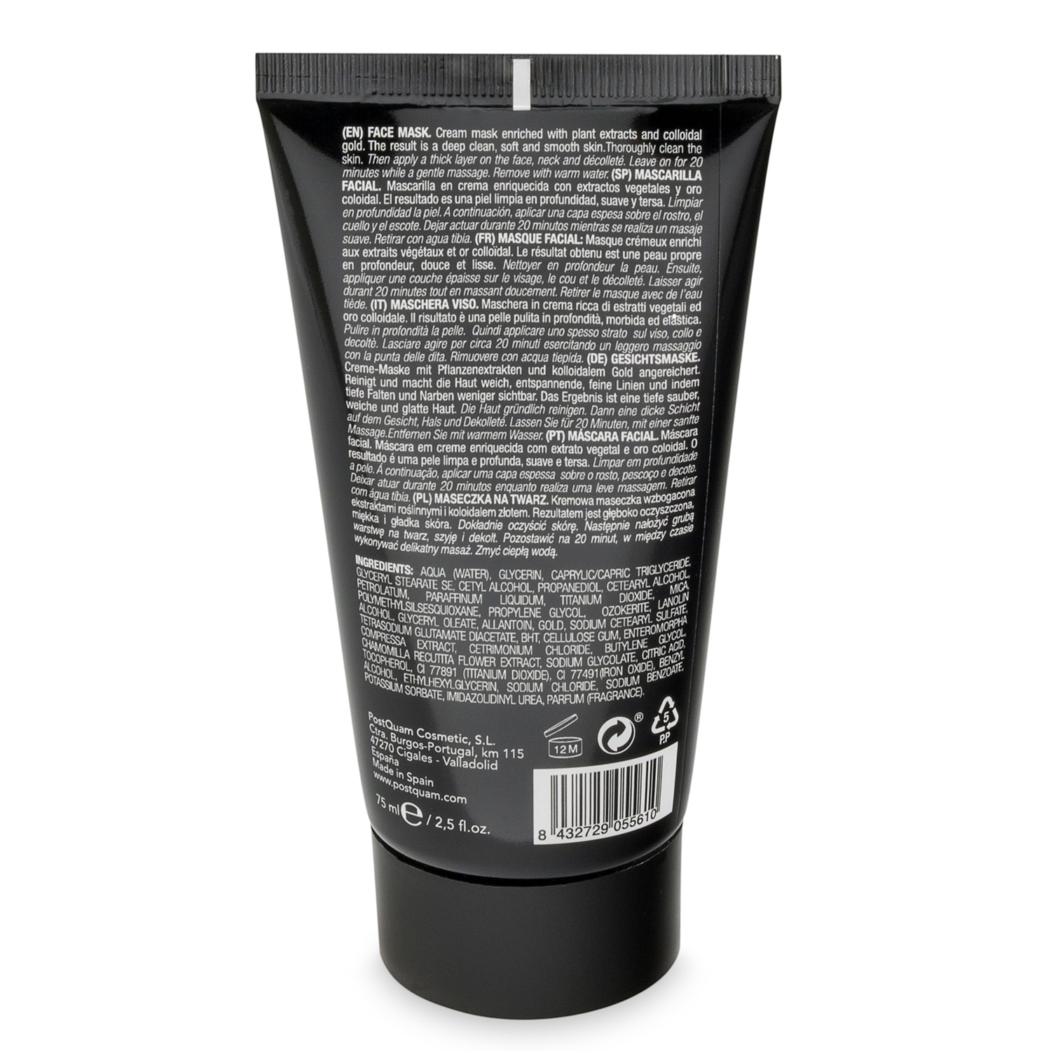 Maschera Luxury Gold, Tutti I Tipi Di Pelle
75 Ml
