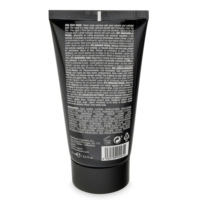 Maschera Luxury Gold, Tutti I Tipi Di Pelle
75 Ml