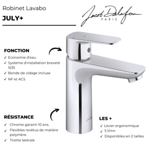 Mitigeur lavabo S July+ chrome