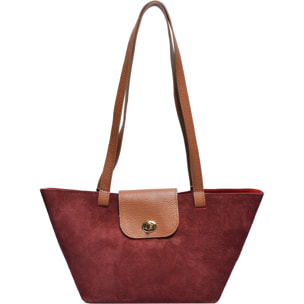 Tote Anna Luchini Bordeaux