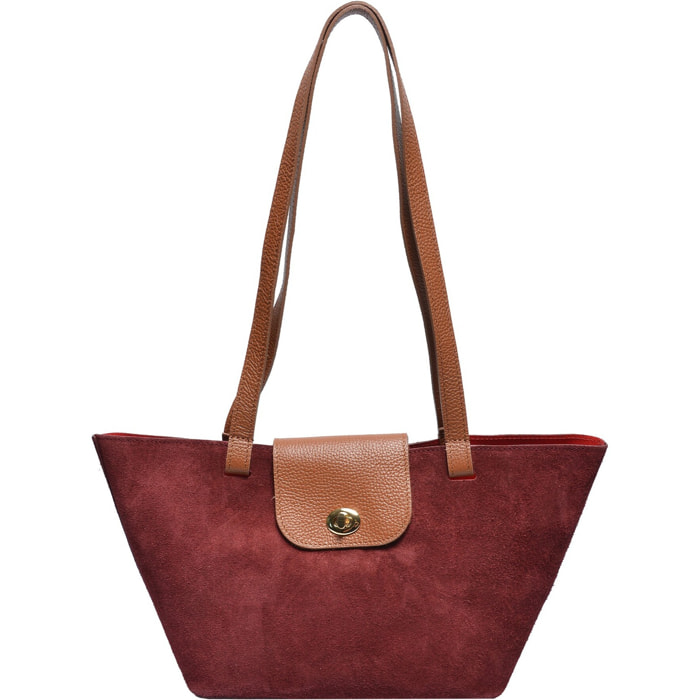 Tote Anna Luchini Bordeaux