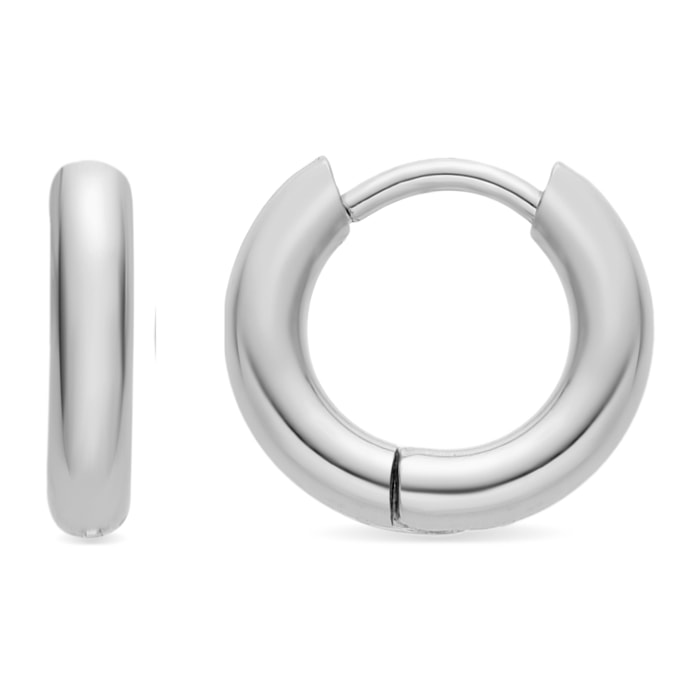 Pendientes acabado plata