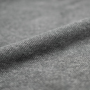 Lot de 2 chaises en tissu chiné gris foncé - Karl