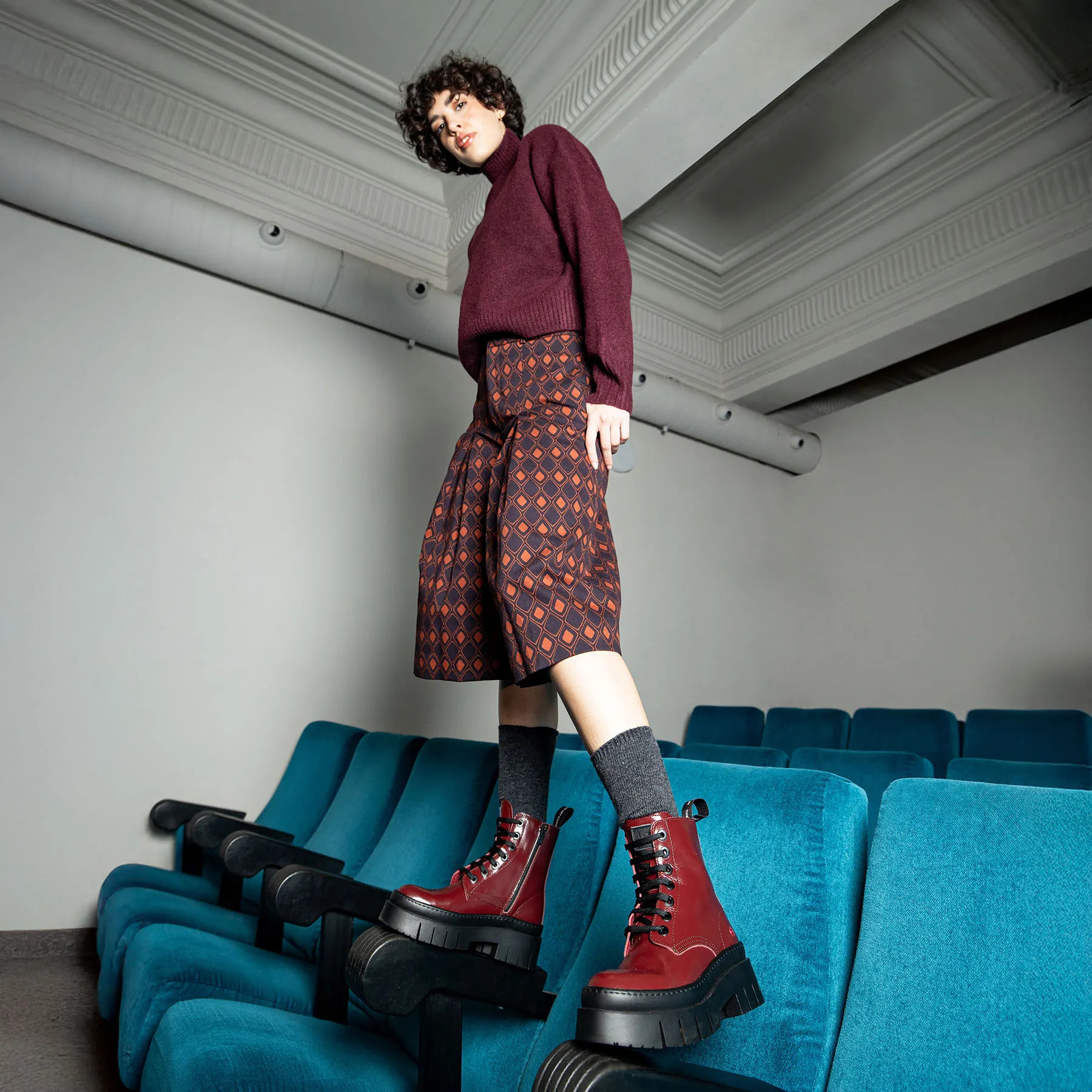 Botines 1953 NAPPA FUXIA/AMBERES color Fuxia