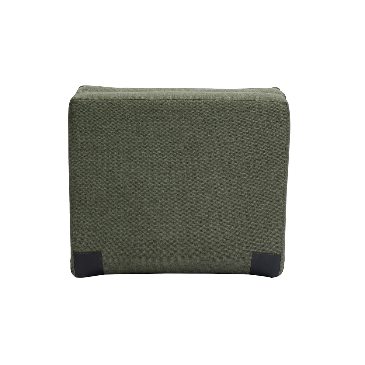 Chauffeuse 1 place convertible en tissu vert kaki SALLY
