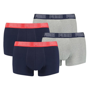 Intimo Puma Basic Trunk 4 Pieces Blu