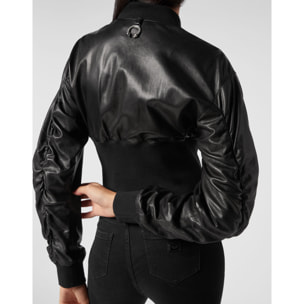 PHILIPP PLEIN Bomber de cuero