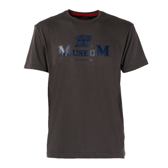 MUSEUM t-shirt uomo grigio piombo