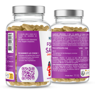 Nutri&Co Formule Satiété - Coupe Faim Puissant DNF-10® et Caroube Réduction d'Apétit - 60 gélules