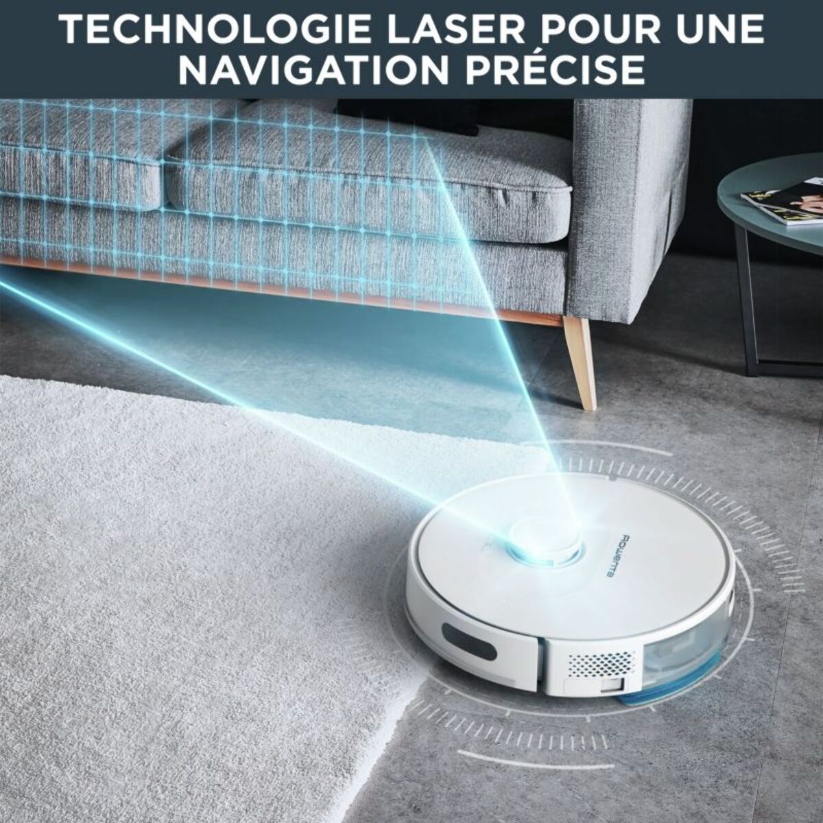 Robot Aspirateur Laveur ROWENTA RR8577WH X-Plorer série 75s