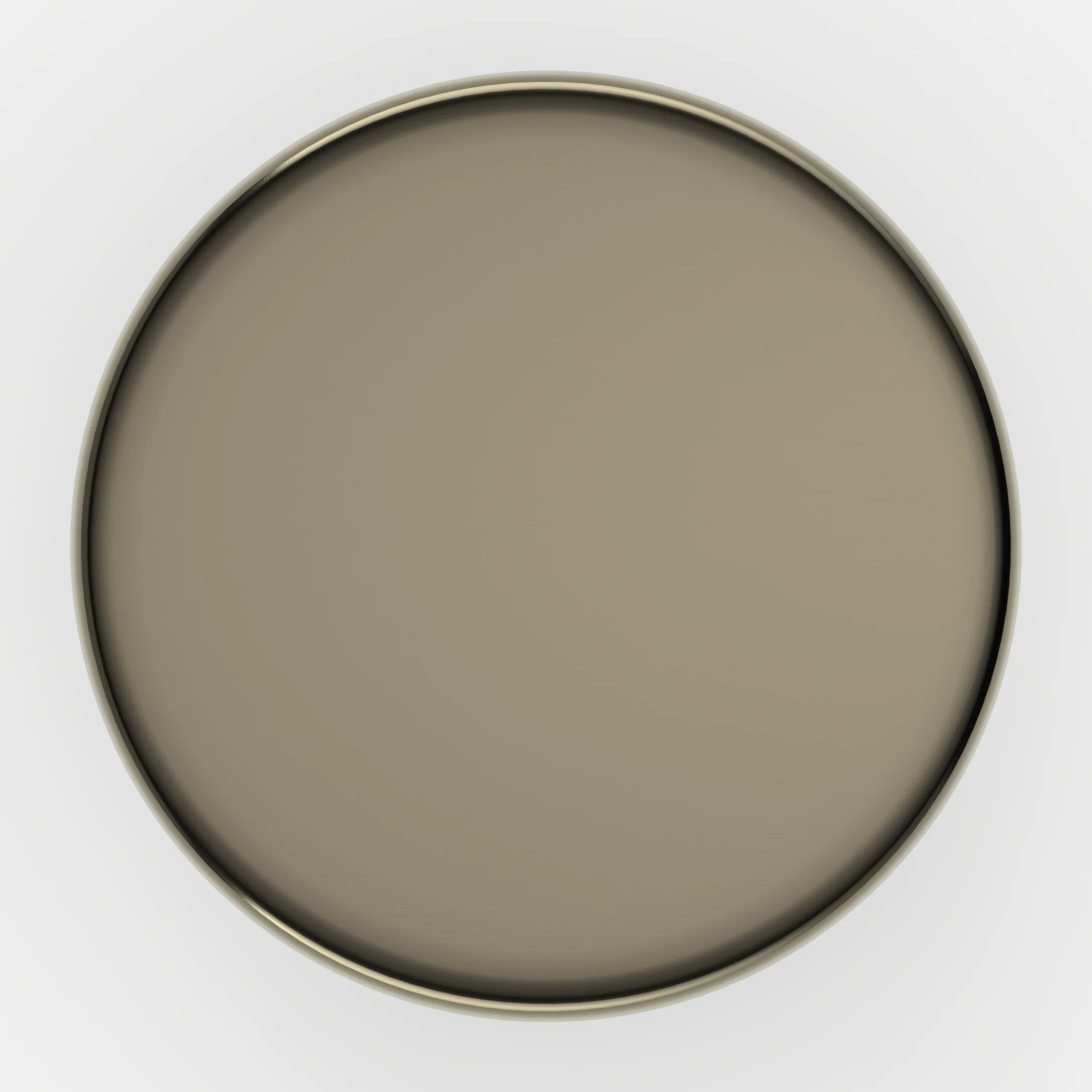 Table d'appoint ronde en métal doré D40 cm - Anouk