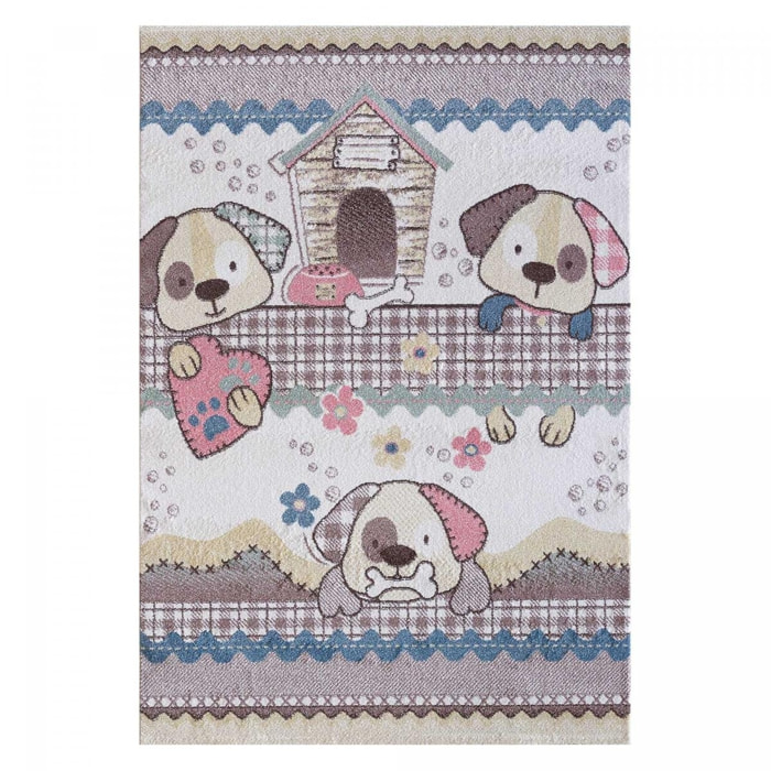 Tapis enfant tissé LUCI