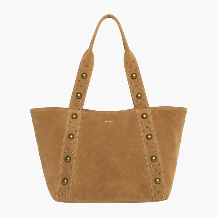 Bolso grande de piel tipo shopper de mujer
