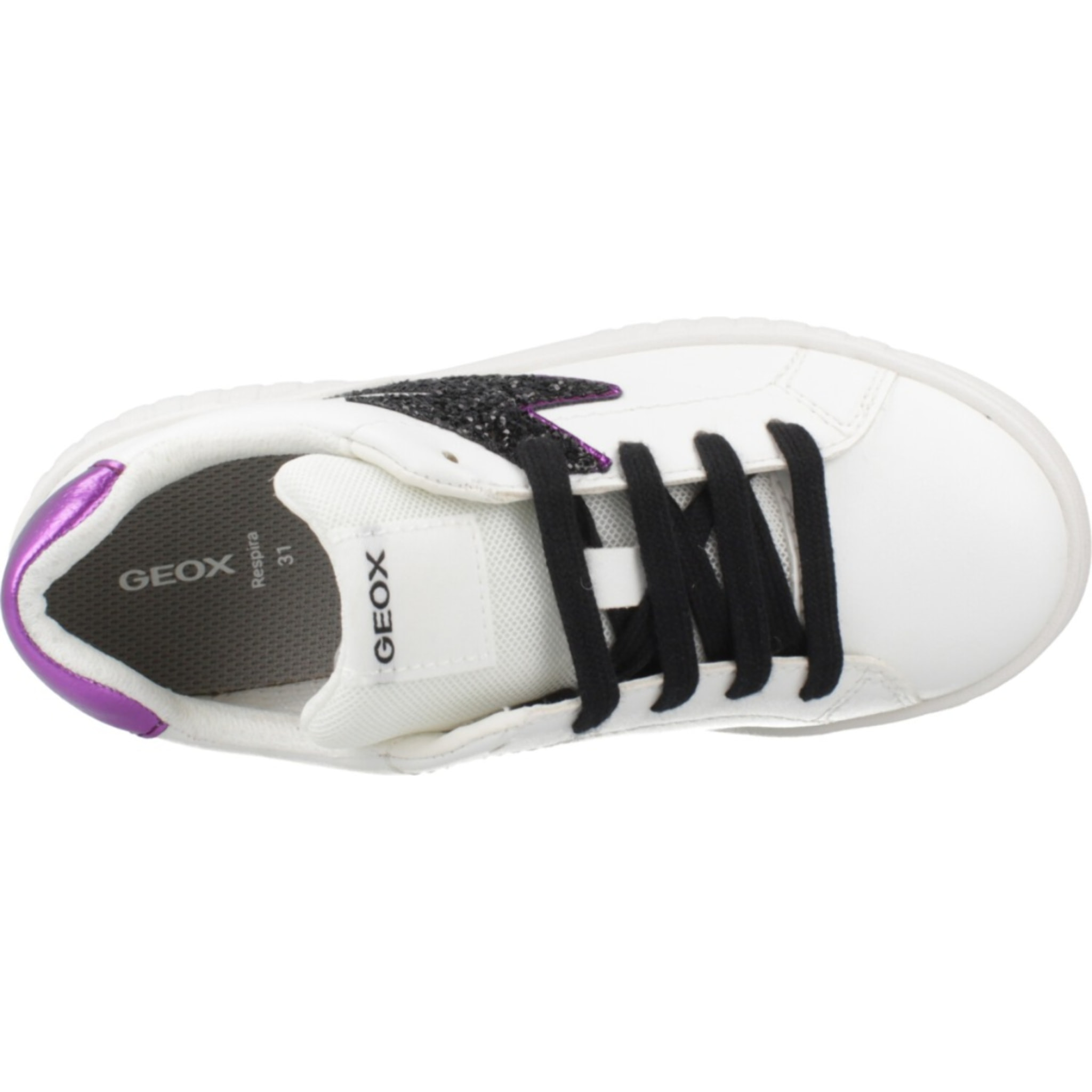 Zapatillas Niña de la marca GEOX  modelo J MIKIROSHI GIRL BLANCO