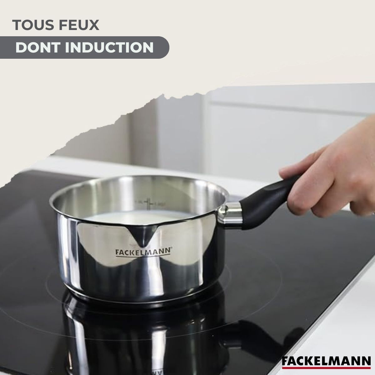 Casserole en inox Fackelmann Geneva