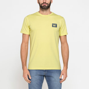 T-SHIRT GIROCOLLO IN COTONE CON STAMPA LOGO CARRERA