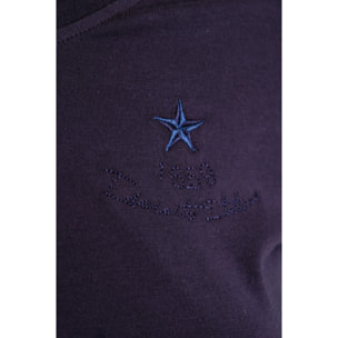 T-shirt Esercito a maniche corte blu donna