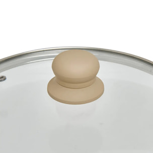Faitout Solstice D28cm 6,8L beige