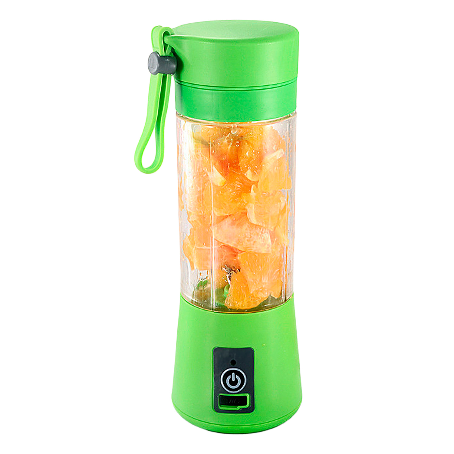 Batidora eléctrica portátil de 380ml, 15.000rpm, batería de 2000mAh y tapa con filtro.