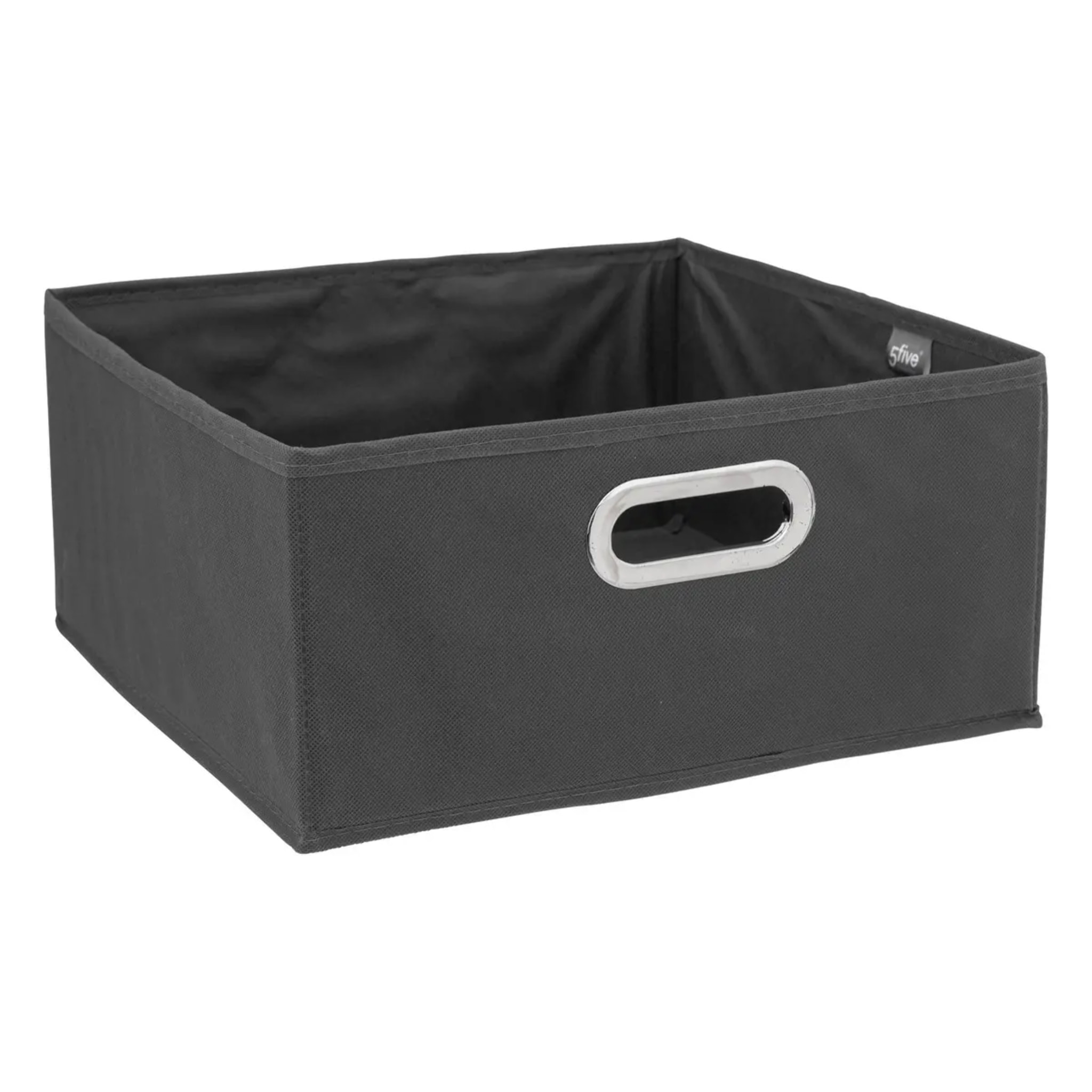 Panier tissu 31x15cm "Mix N' Modul" gris anthracite