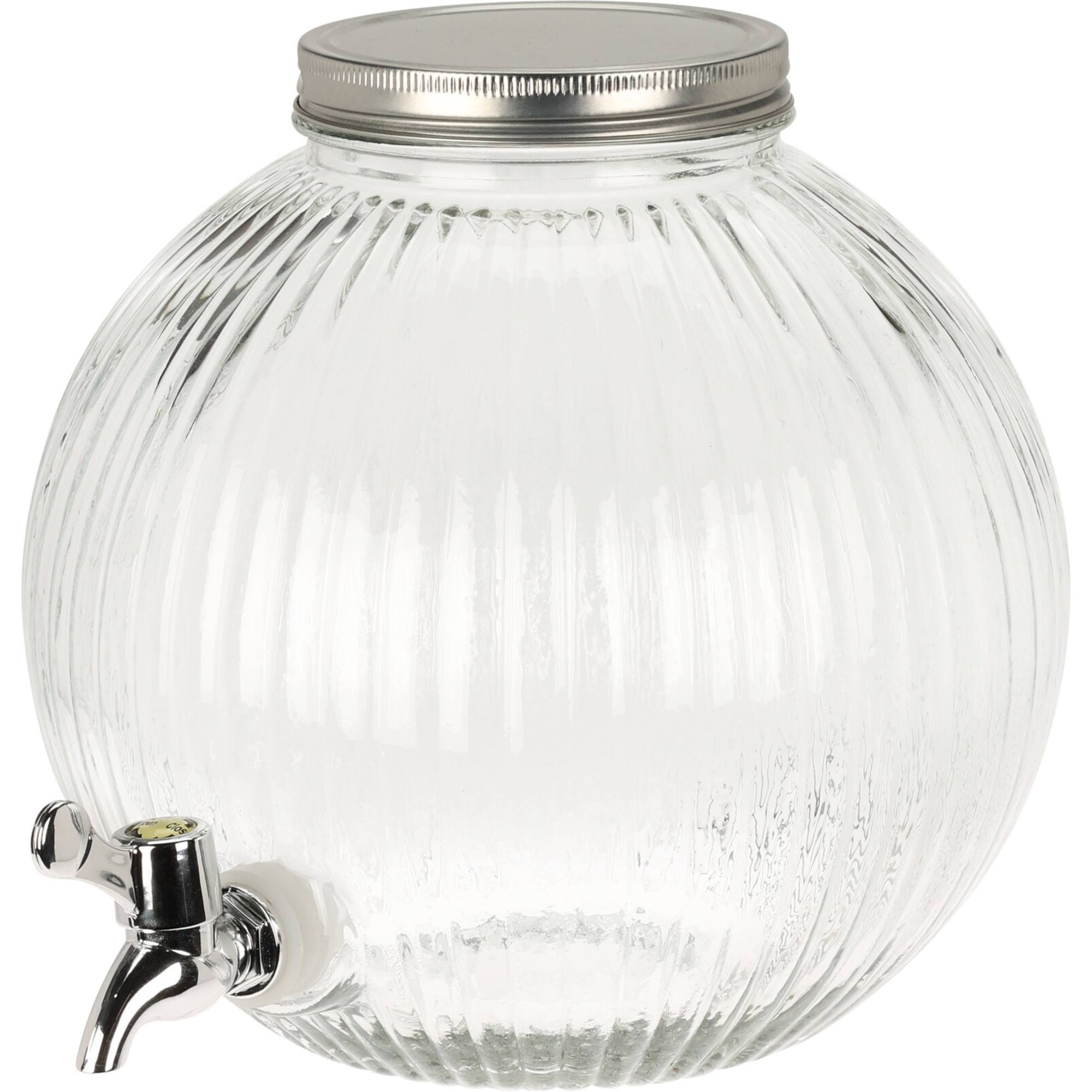 Well home dispensador de bebida en vidrio de 5,5l