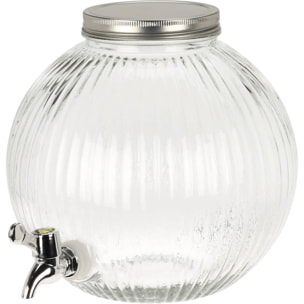 Well home dispensador de bebida en vidrio de 5,5l