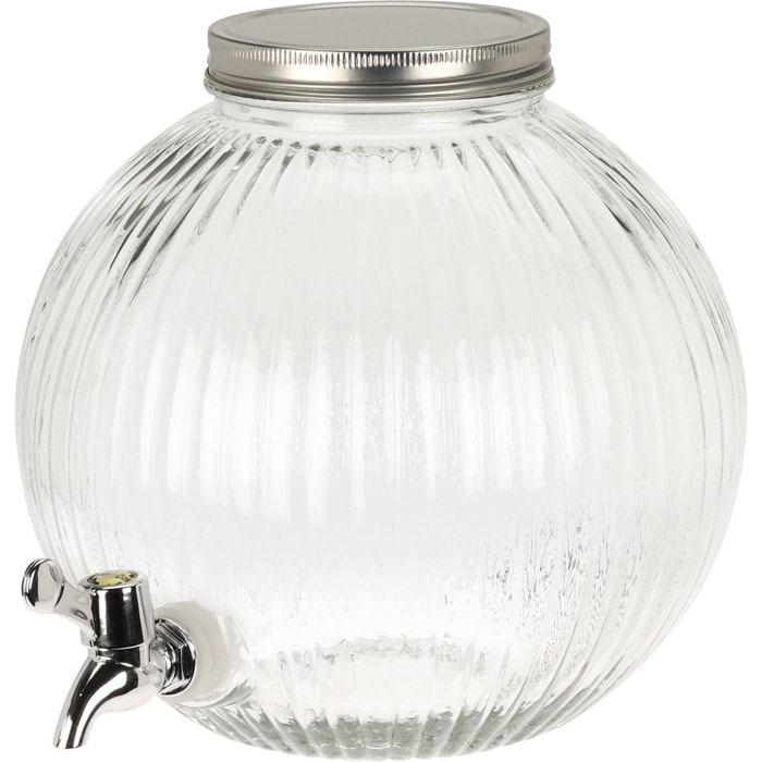 Well home dispensador de bebida en vidrio de 5,5l