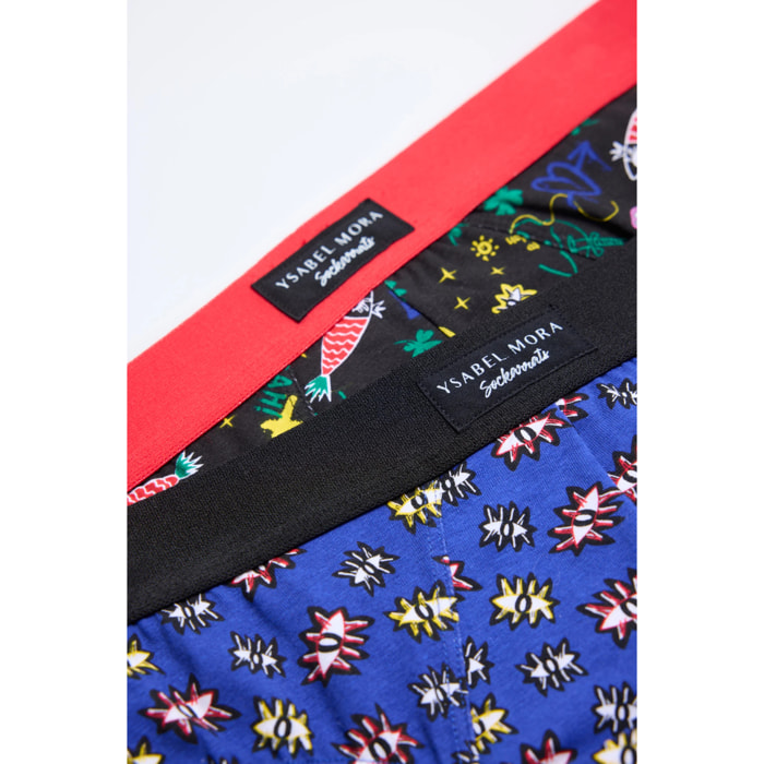 Confezione da 2 slip Sockarrats stampati