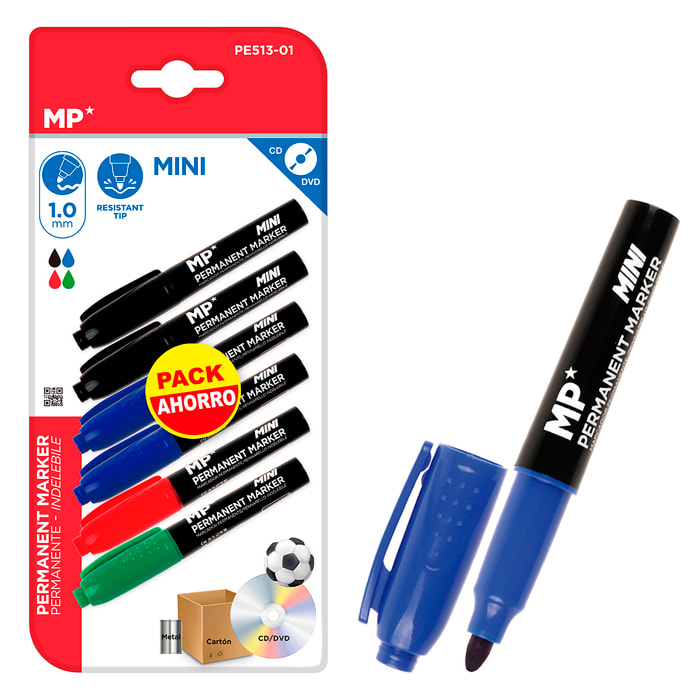 SET MARKER PERMANENTE MINI 6 Uds.