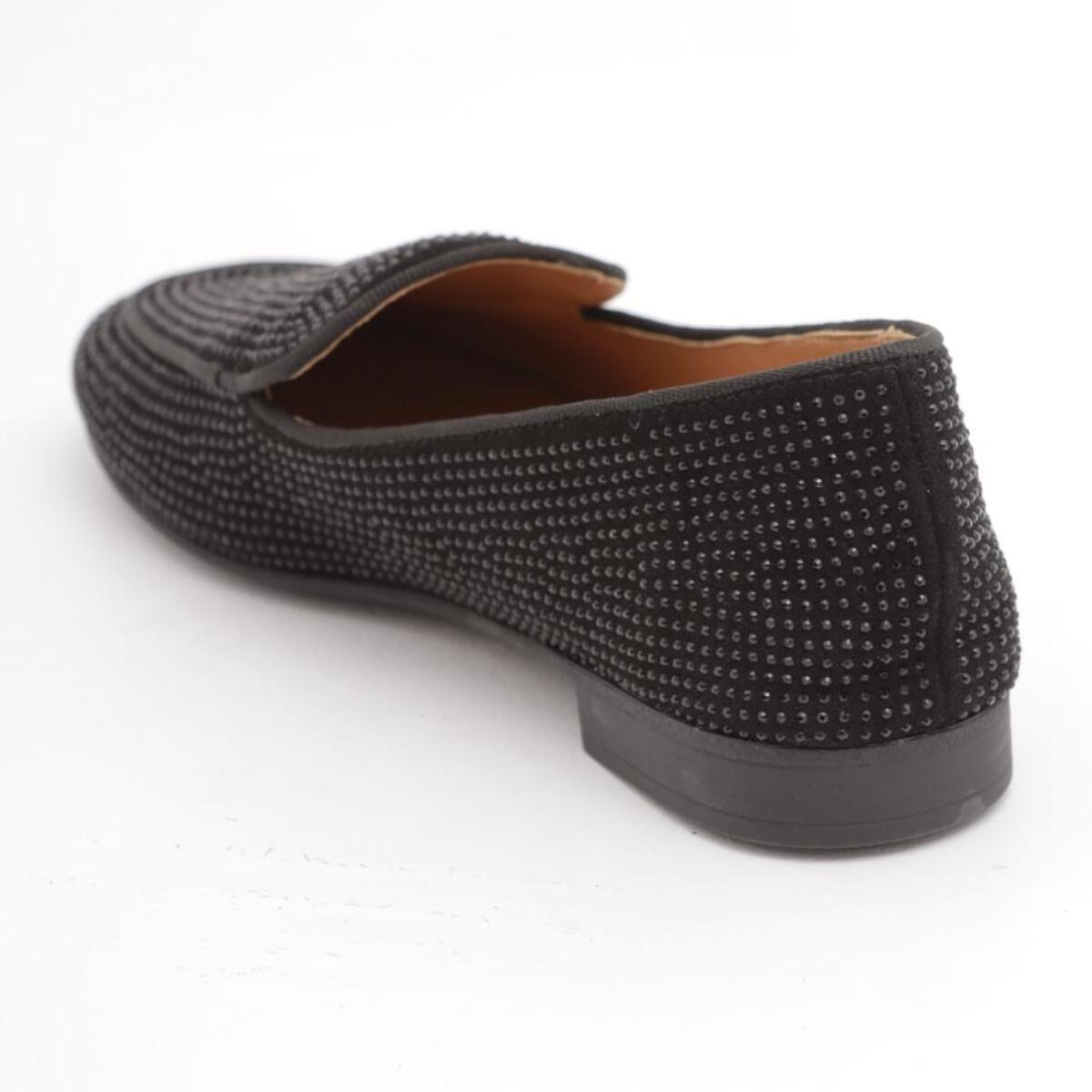 MOCASSINO STRASS CHOCOLA' NERO