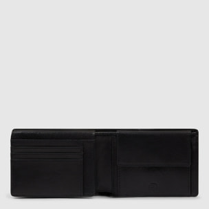 Piquadro Portafogli con porta documenti, portamonete e porta carte di credito con protezione RFID