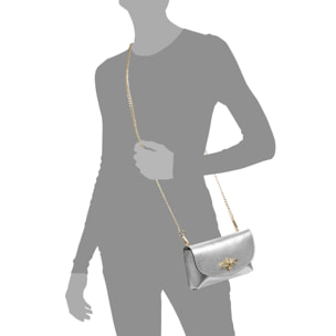 FIRENZE ARTEGIANI Borsa a mano da donna Aquilonia. Vera pelle con finitura scamosciata laccata.