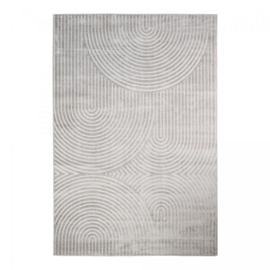 Tapis salon et chambre tissé en viscose motif abstrait NIGO