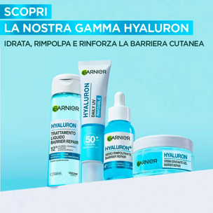 Crema Giorno Idratante Rimpolpante Hyaluron Gel Barrier Repair per Pelli Sensibili Ripara la Barriera Cutanea Idratazione 48H - Barattolo da 50ml