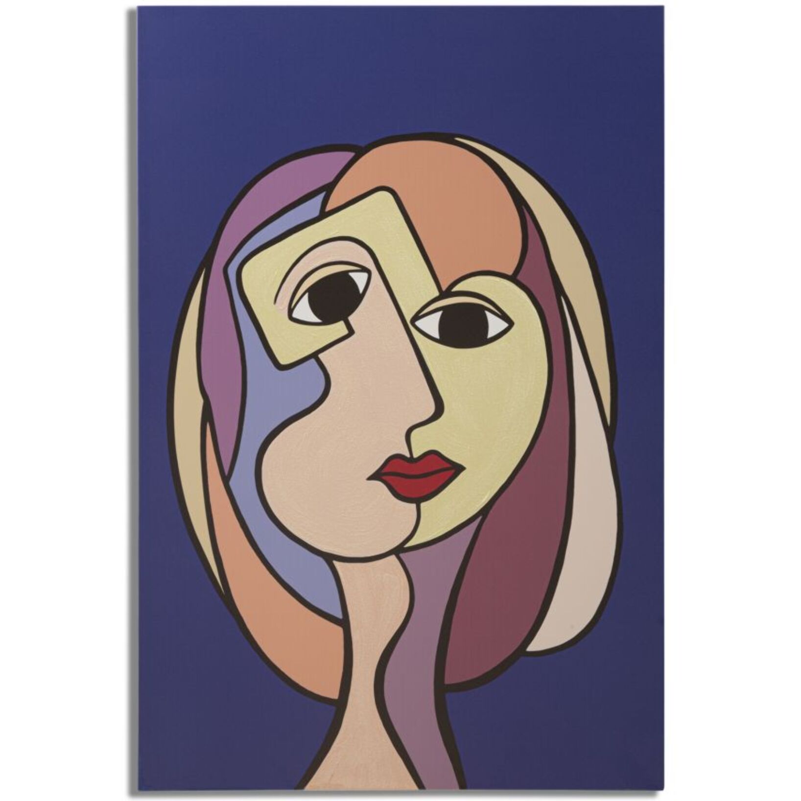 SPAMPA DIPINTA DOUBLE FACES LARGE -A- CM 80X3X120