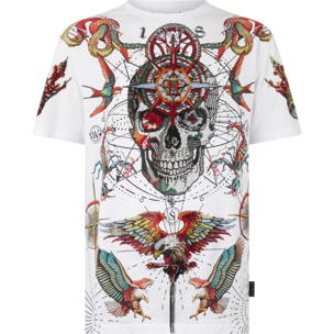 PHILIPP PLEIN Round Neck T-Shirt Tattoo Stones