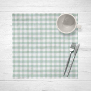 Pack de 2 serviettes Carreaux 150-12 - 45x45 cm