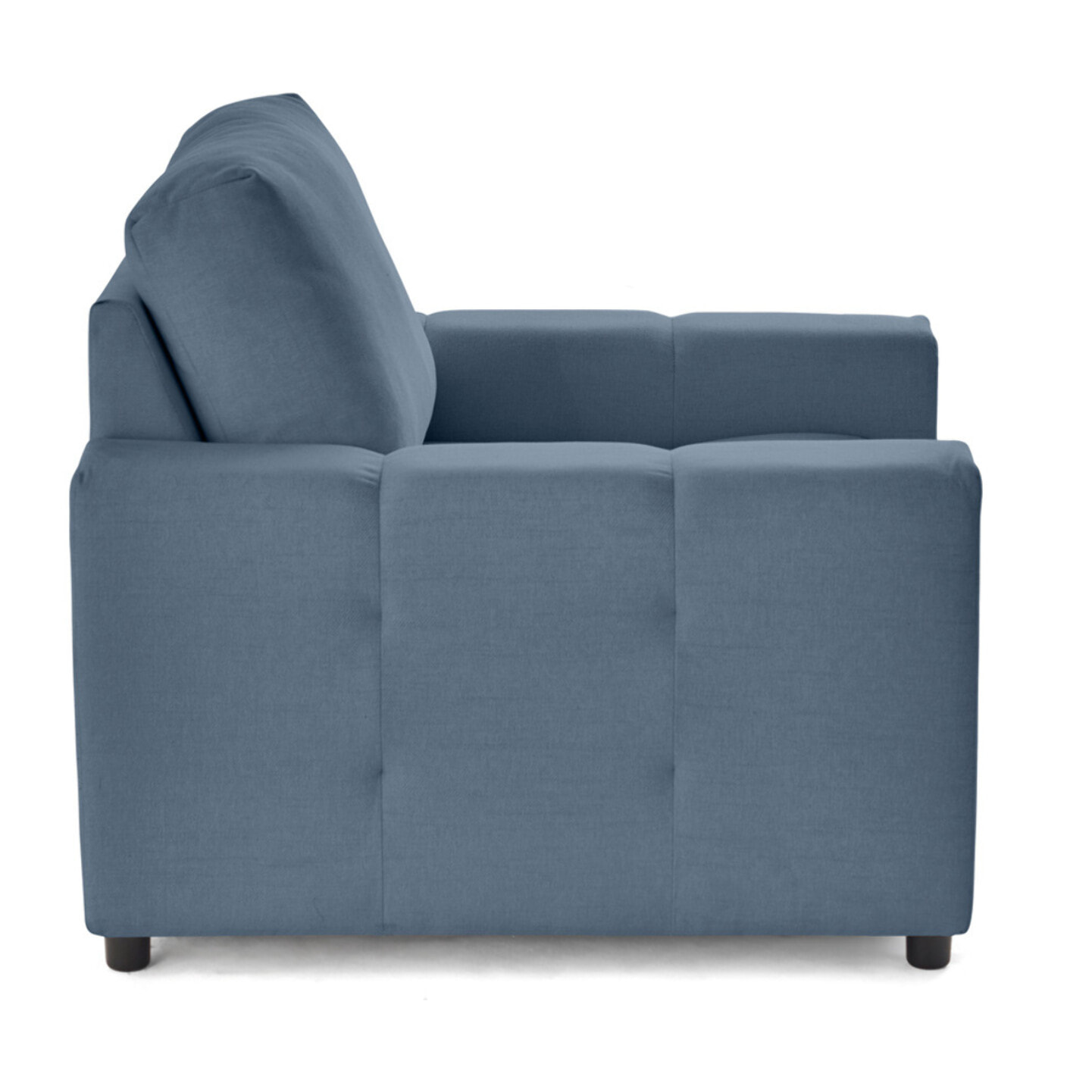 Crocus - fauteuil en tissu - Bleu