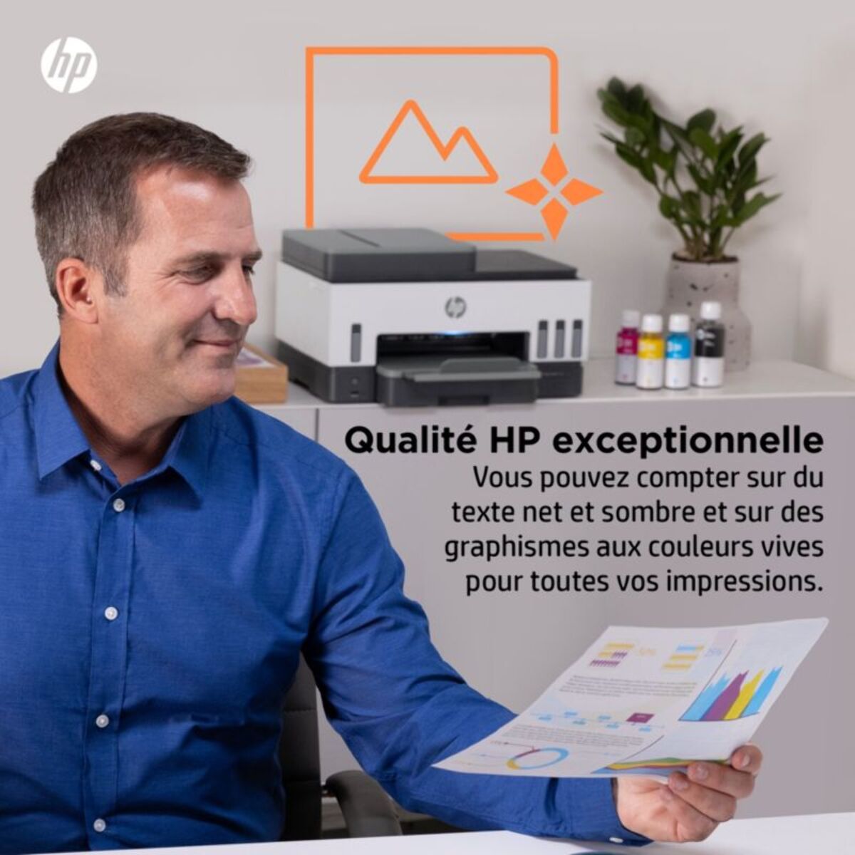 Imprimante jet d'encre HP Smart Tank Plus 7605