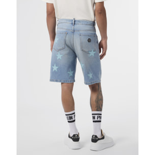 PHILIPP PLEIN Denim Shorts Cocco Stars