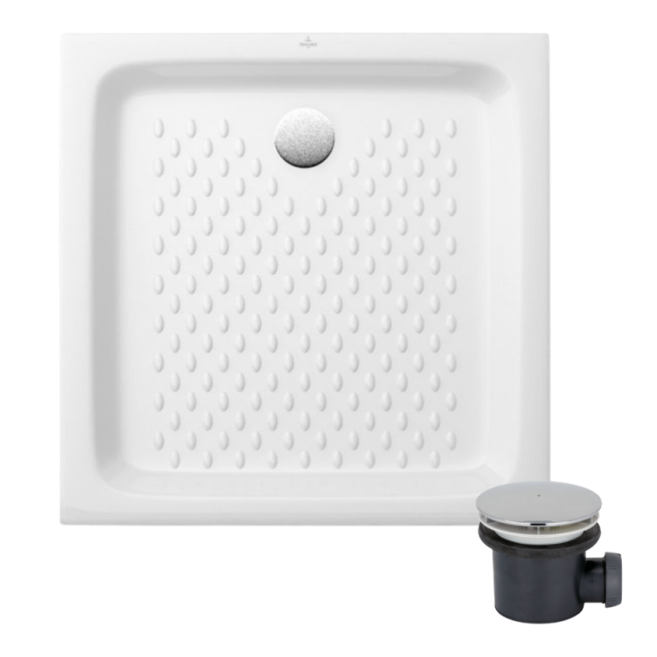 Pack receveur O Novo ceramique avec bonde D90