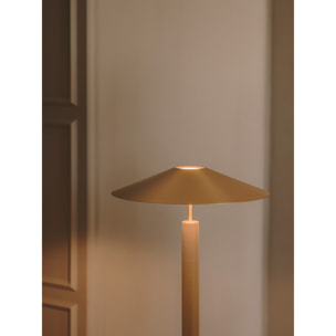 LEDS C4 Pie de salón H LED 27.7 Blanco cálido - 2700K ON-OFF Oro mate 1207lm