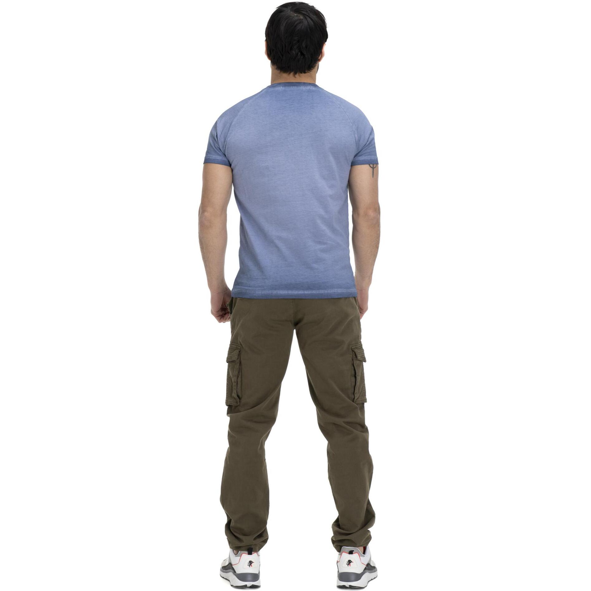 T-shirt da uomo old dye Indigo