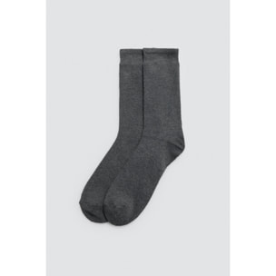 Confezione da 4 calzini da donna in flanella stampata con suola antiscivolo