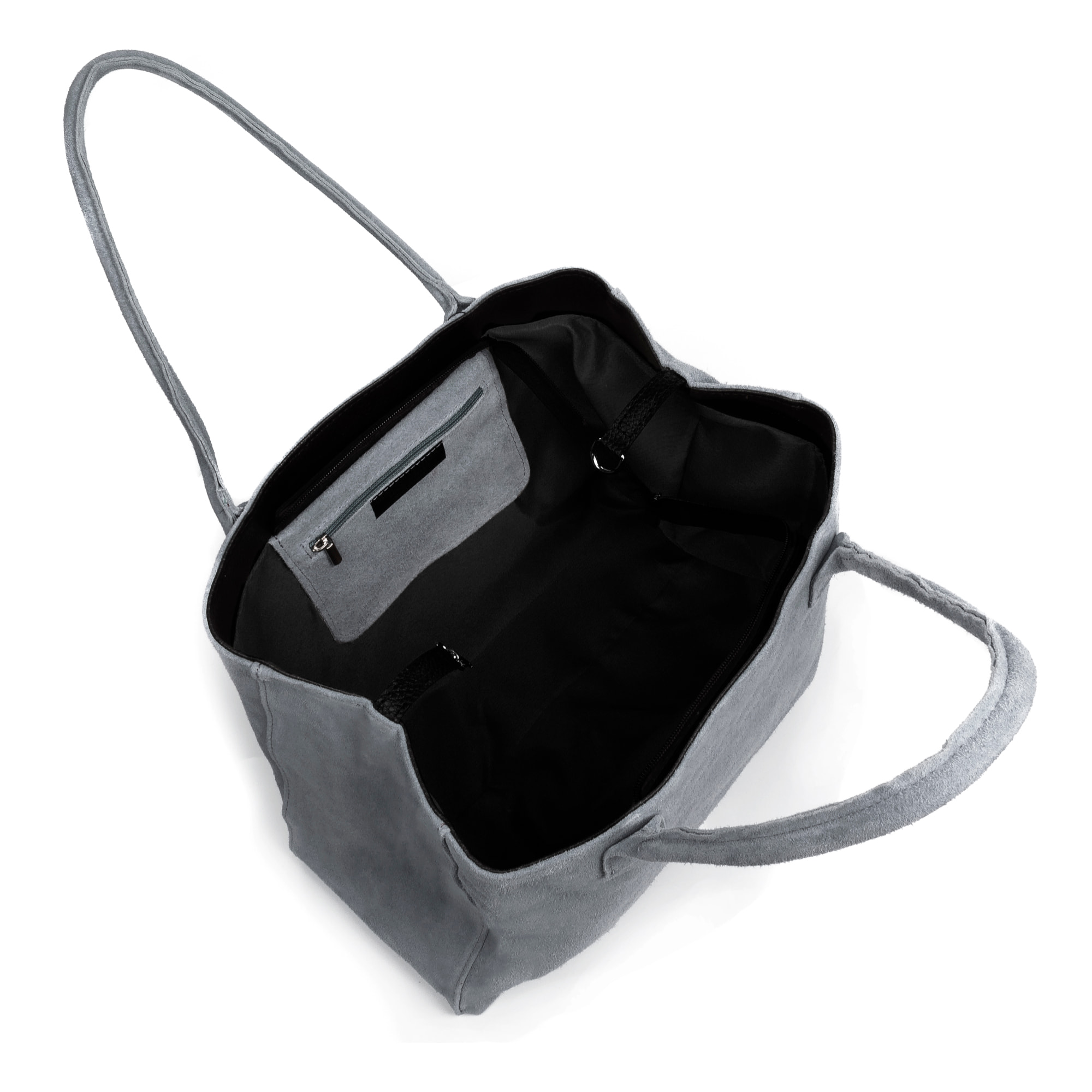 Annagrazia Bolso Shopper Mujer.Piel auténtica Gamuza.