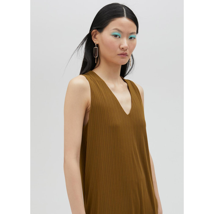 Top lungo in maglia
