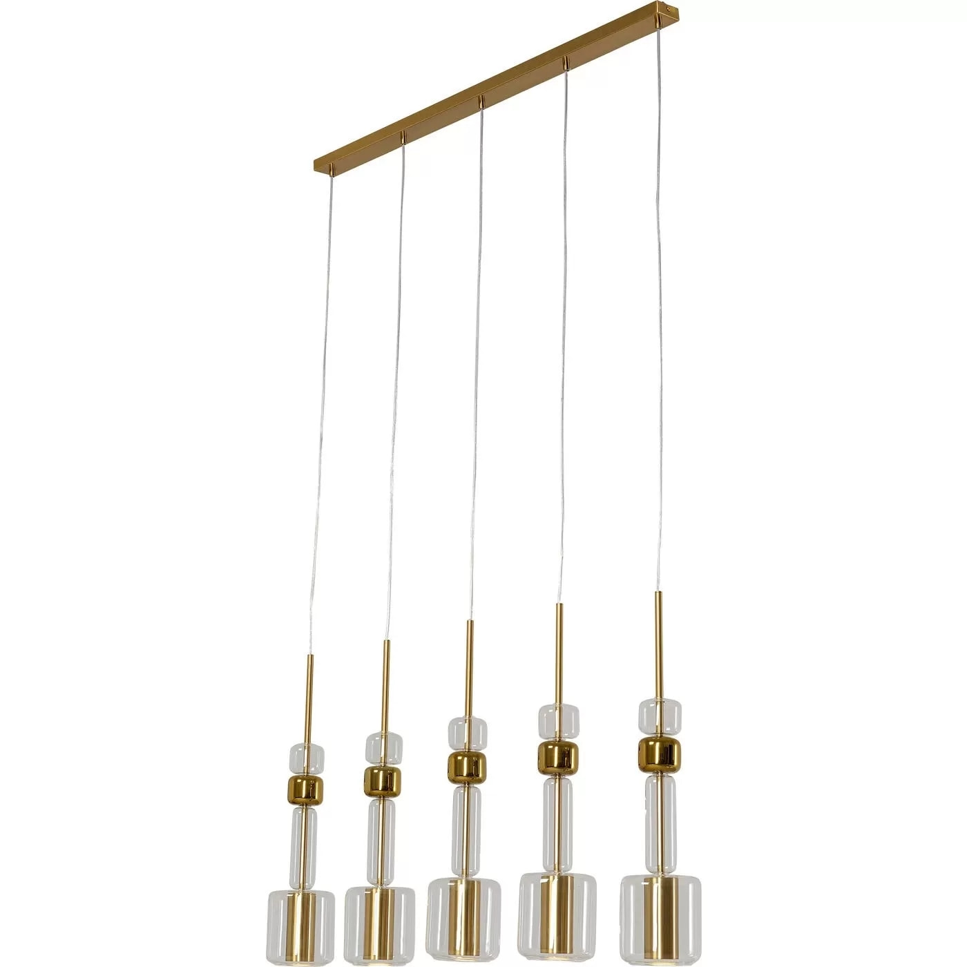 Suspension Candy Bar dorée 103cm Kare Design