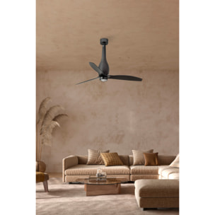 ETERFAN M LED Ventilateur noir mat DC